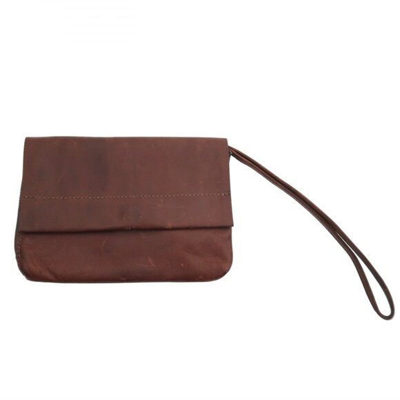 MM6 MARTIN MARGIELA leather wristlet zip pouch - Picture 1 of 8